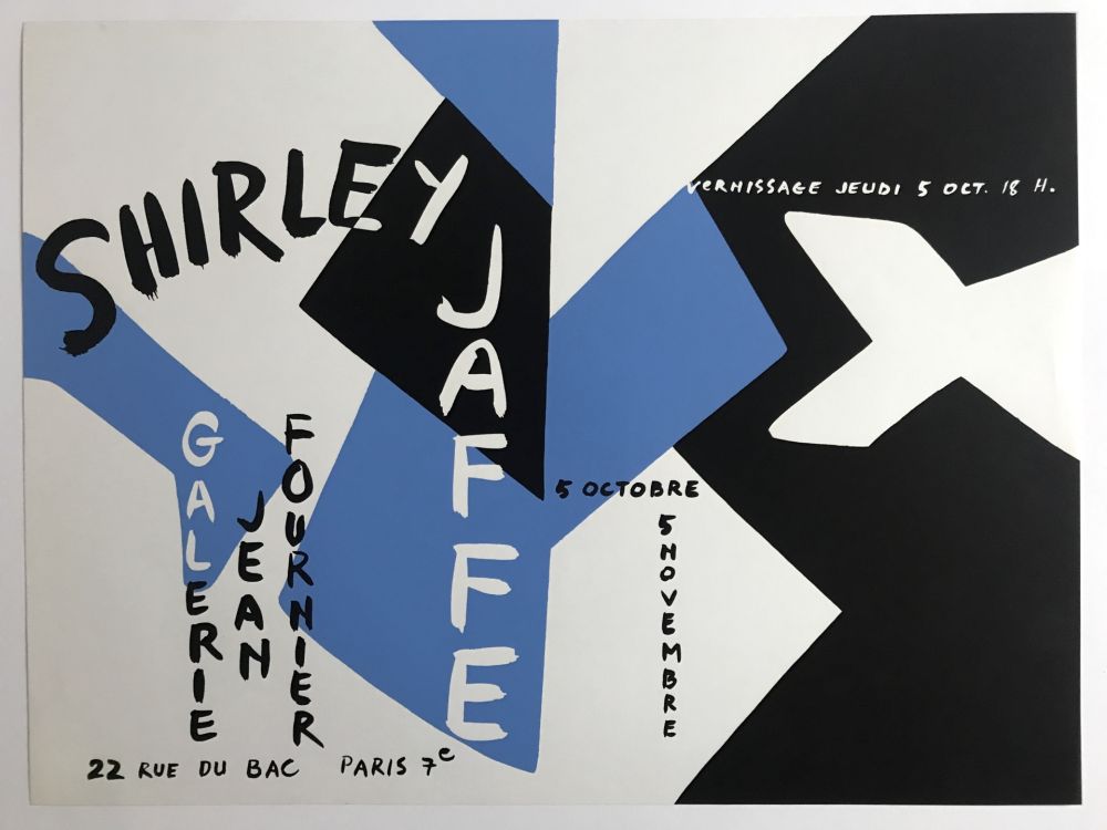 Siebdruck Jaffe - Galerie Jean Fournier