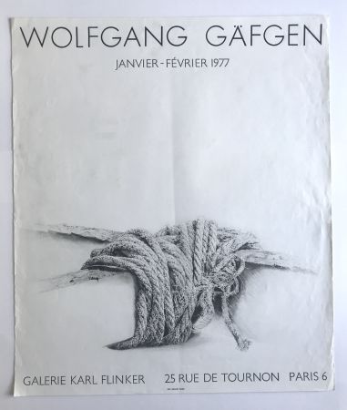 Plakat Gäfgen - Galerie Karl Flinker