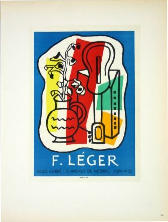 Lithographie Leger - Galerie Louis Carré 