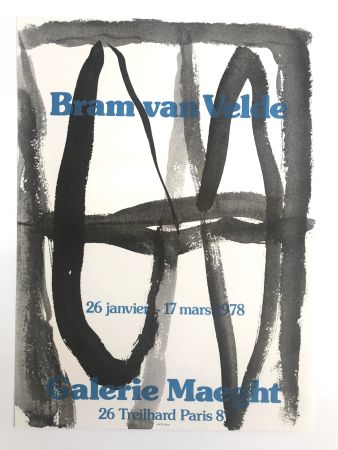 Plakat Van Velde - Galerie Maeght