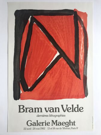 Plakat Van Velde - Galerie Maeght