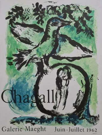 Lithographie Chagall - Galerie Maeght 1962