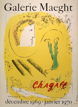 Lithographie Chagall - Galerie Maeght, Chagall
