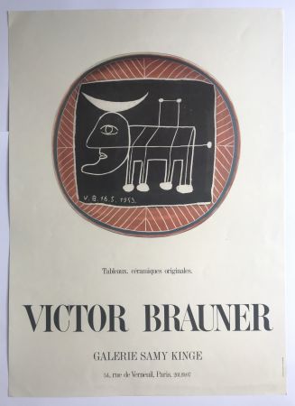 Plakat Brauner - Galerie Samy Kinge