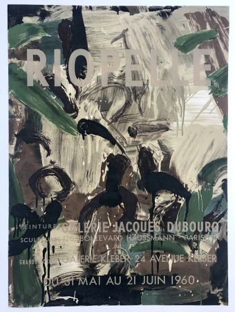 Plakat Riopelle - Galeries Jacques Dubourg & Kléber