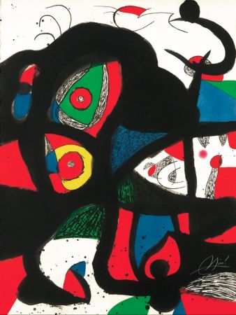 Radierung Und Aquatinta Miró - Gargantua