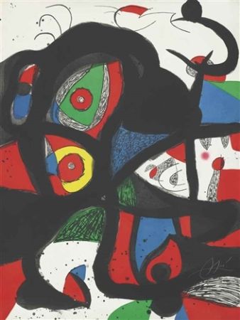 Radierung Und Aquatinta Miró - Gargantua