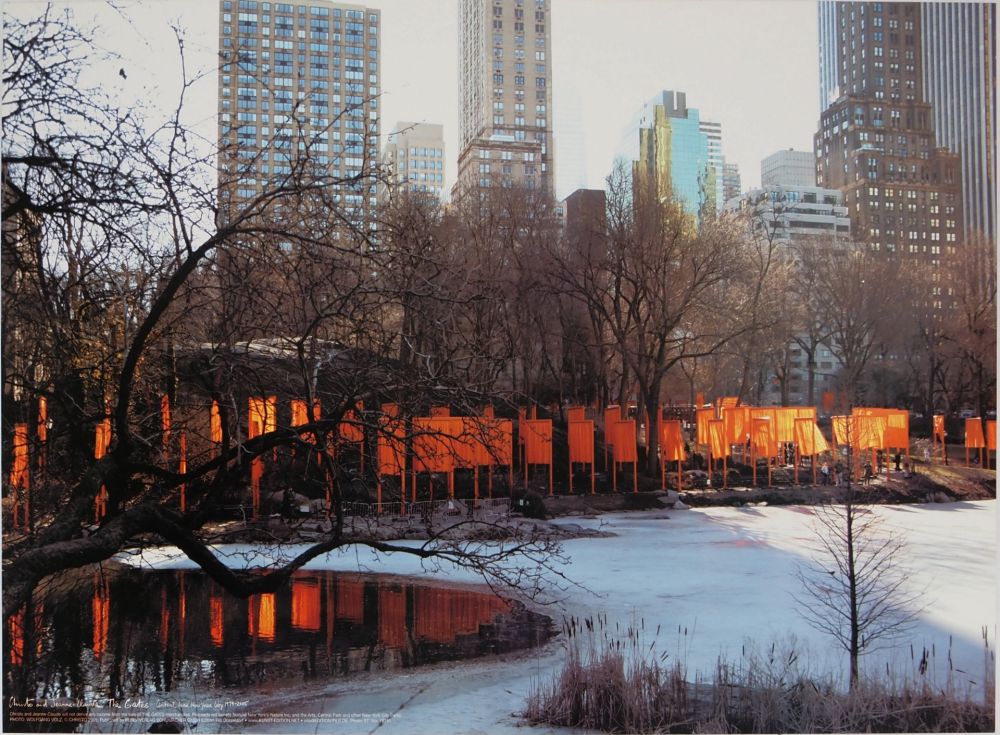 Plakat Christo - Gates near Frozen Lake, Central Park New York