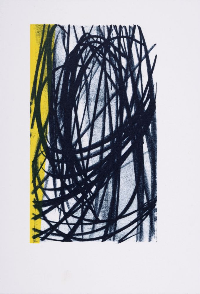 Lithographie Hartung - Gedanken (#1), 1987-88