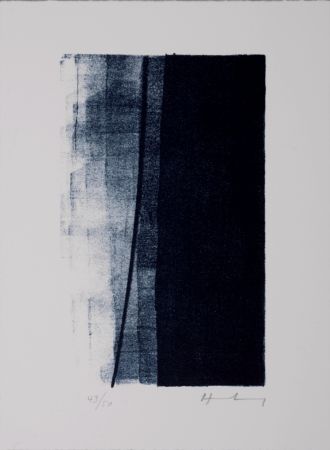 Lithographie Hartung - Gedanken (C), 1987-88 - Hand-signed!