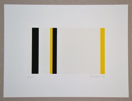 Siebdruck Brandt - Gelb und Schwarz