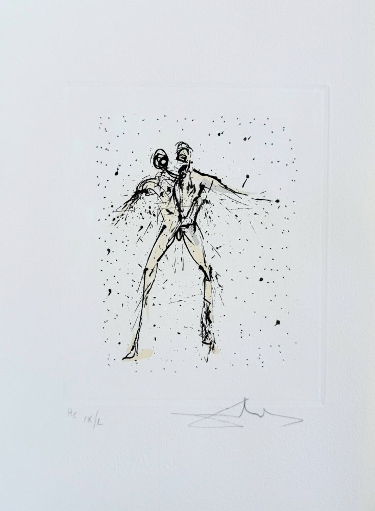 Radierung Dali - Gemini