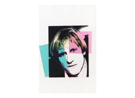 Siebdruck Warhol - Gerard Depardieu