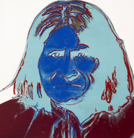 Siebdruck Warhol - Geronimo