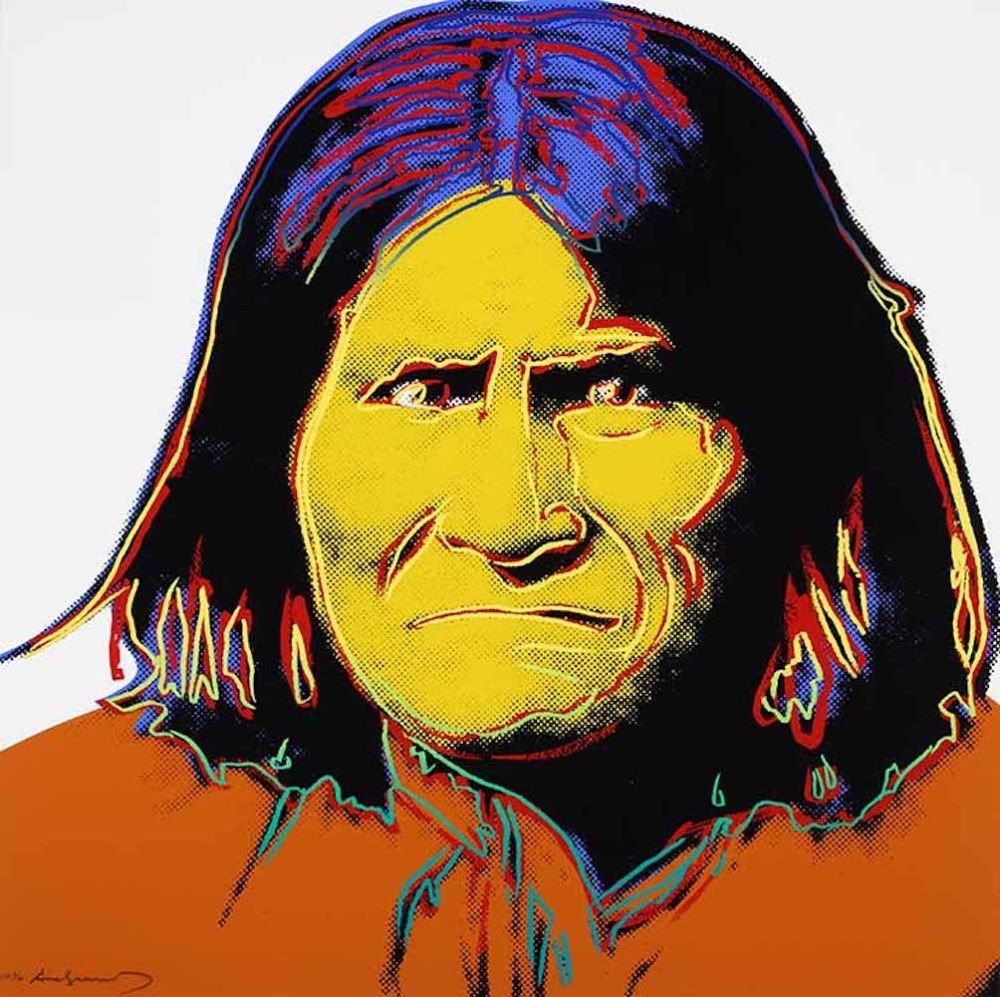 Siebdruck Warhol - Geronimo, from Cowboys and Indians