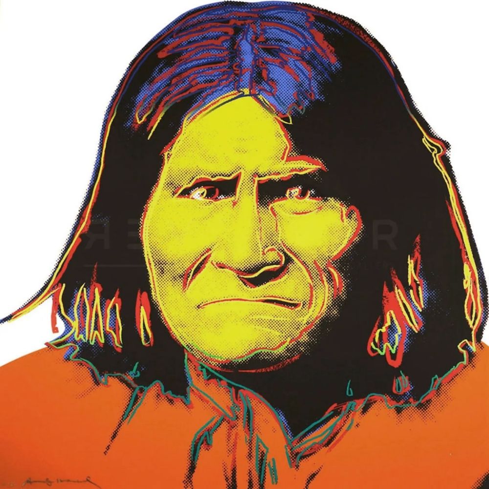 Siebdruck Warhol - Geronimo (FS II.384)