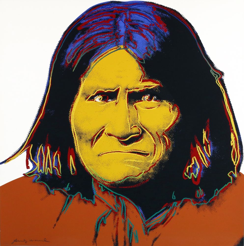 Siebdruck Warhol - Geronimo (FS II.384)