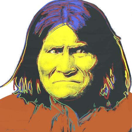 Siebdruck Warhol - Geronimo (FS II.384)