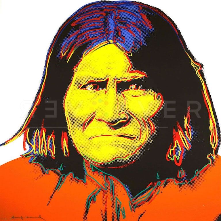 Siebdruck Warhol - Geronimo (FS II.384) by Andy Warhol