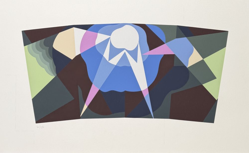 Siebdruck Balla - Giacomo Balla (1871–1958) - Balla futurista - Colour screen printing on paper - 1914
