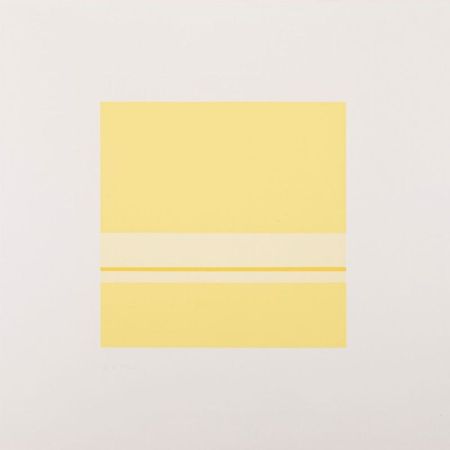 Siebdruck Calderara - Giallo