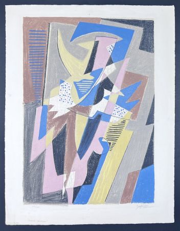 Lithographie Severini - Gino Severini (1883 - 1966) - Danseuse - Seven-color lithograph - 1957