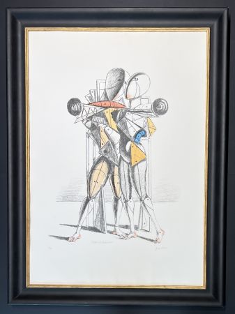 Lithographie De Chirico - Giorgio de Chirico (1888–1978) - Coloured lithograph on paper - 1970