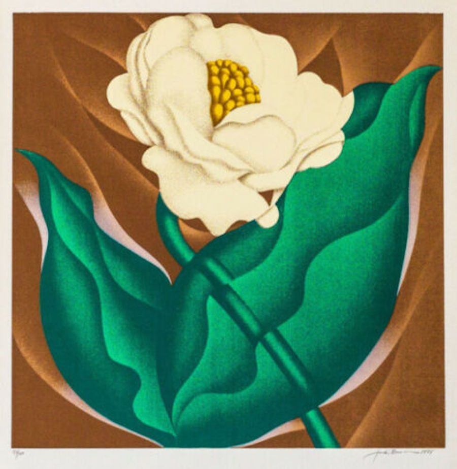 Siebdruck Brusca - Globe Flower