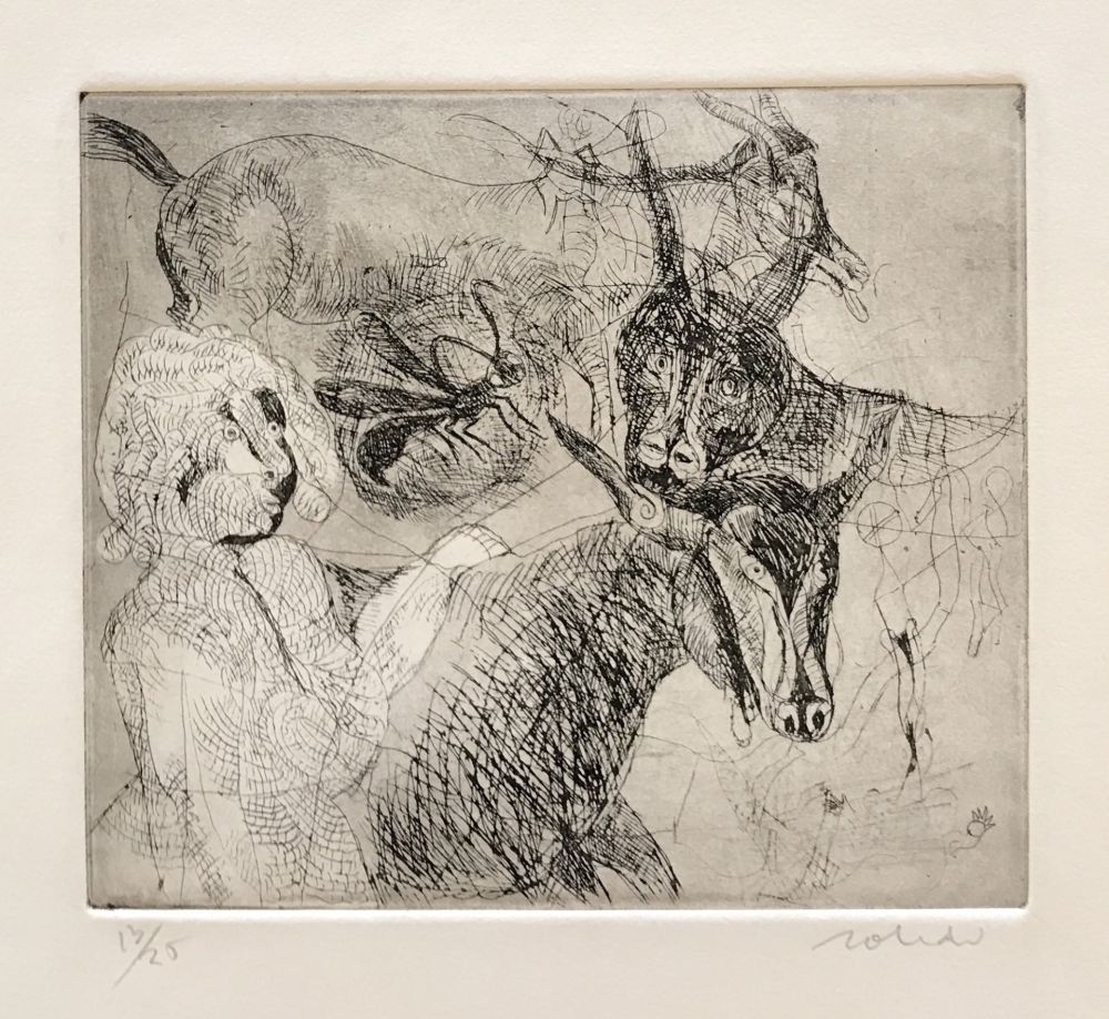 Stich Toledo - Goats with Woman 