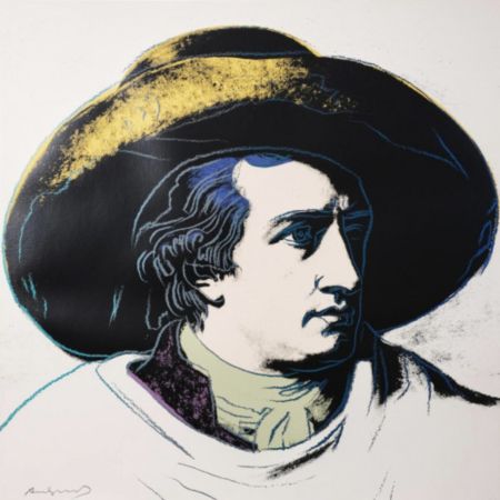 Siebdruck Warhol - Goethe