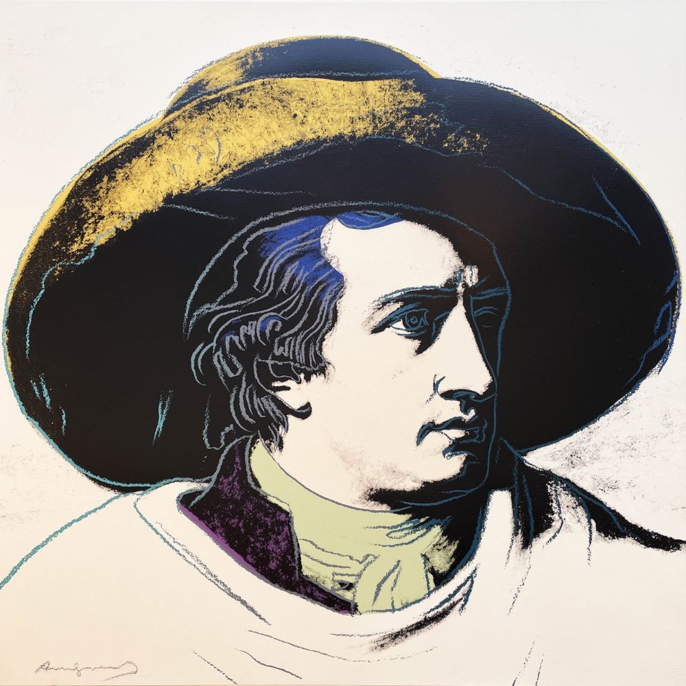 Siebdruck Warhol - Goethe II.272