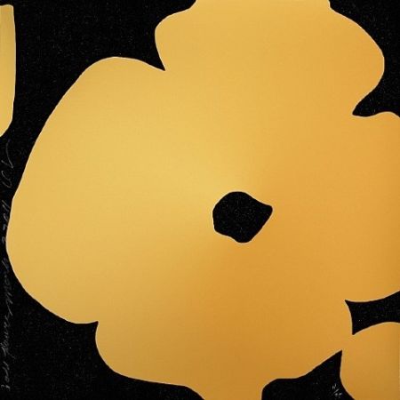 Siebdruck Sultan - Gold Flowers