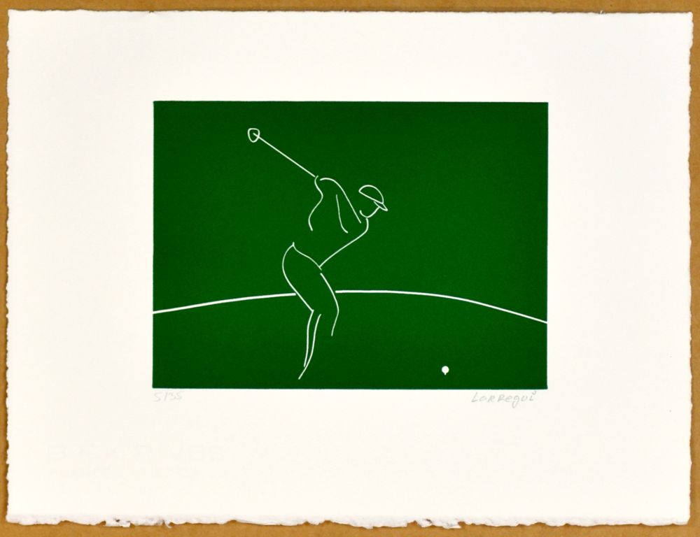 Linolschnitt Larregui - Golf IV
