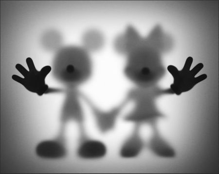 Digitale Druckgrafik Burdon - Gone Mickey and Minnie