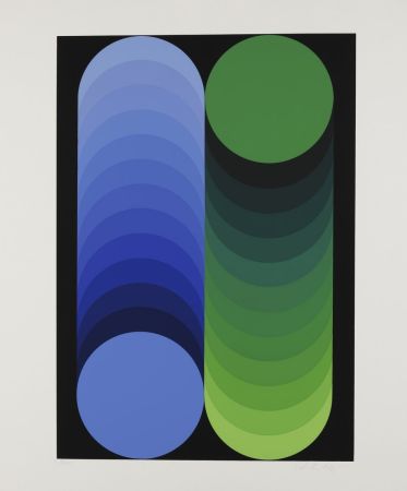 Siebdruck Vasarely - Gordes Kidio