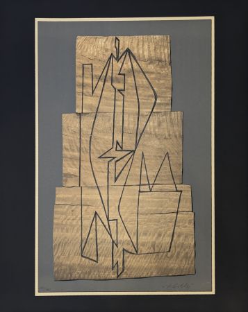 Lithographie Vasarely - Gordes Tabor 