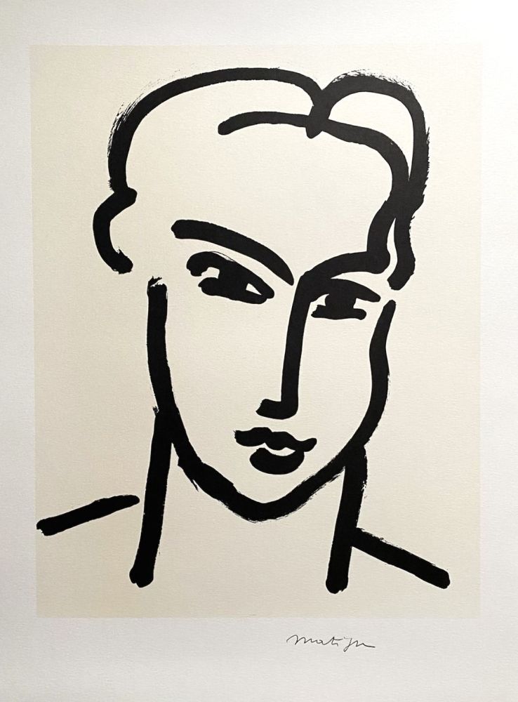 Plakat Matisse (After) - Grande Tête De Katia