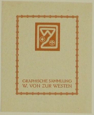 Holzschnitt Fölkersam (Von) - Graphische Sammlung W. von Zur Westen
