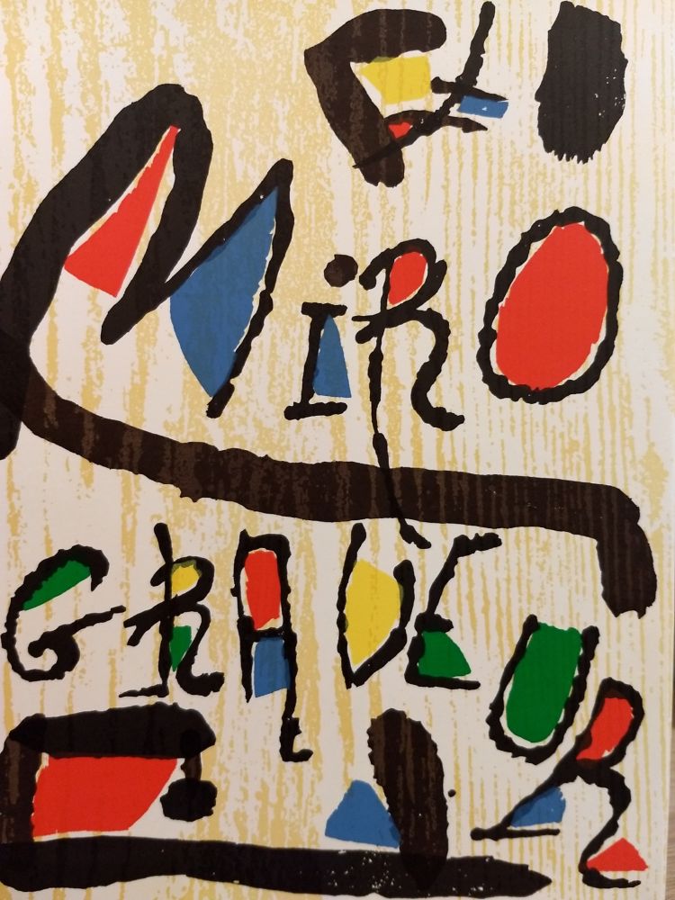 Illustriertes Buch Miró - Graveur 1