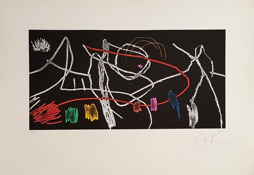 Stich Miró - Gravure pour une exposition