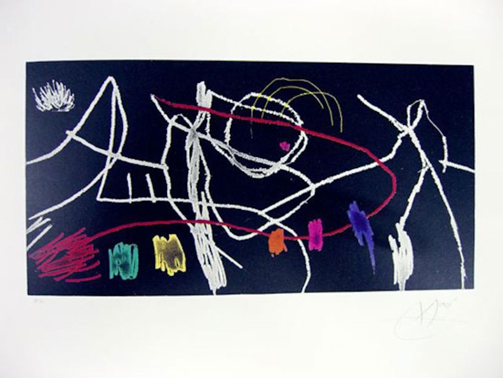 Radierung Und Aquatinta Miró - Gravures pour une exposition