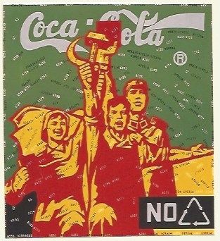 Lithographie Guangyi - Great criticism - Coca Cola