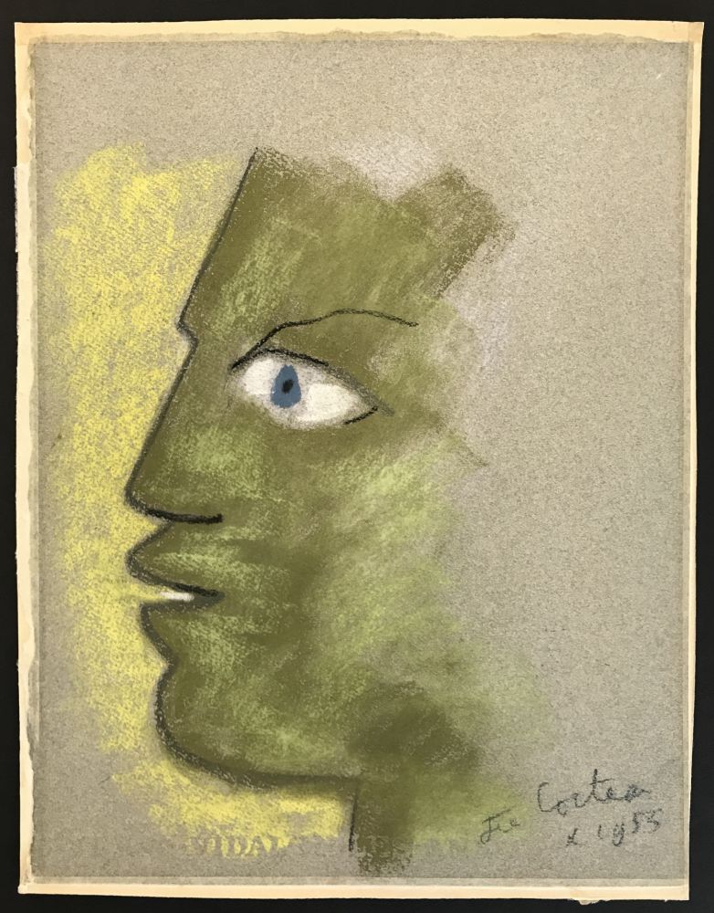 Keine Technische Cocteau - Green Profile on Grey Background