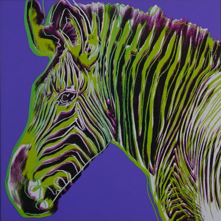 Siebdruck Warhol - Grevy’s zebra