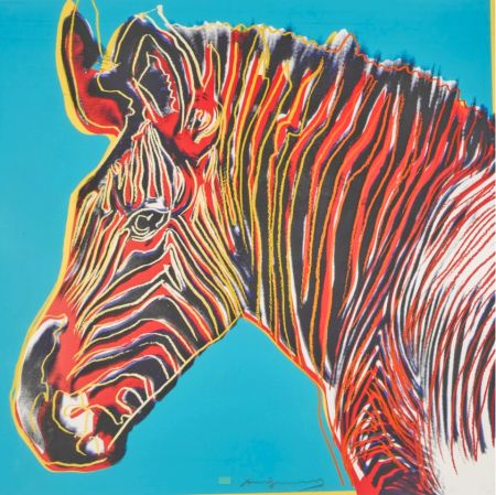 Siebdruck Warhol - Grevys Zebra (FS II.300)