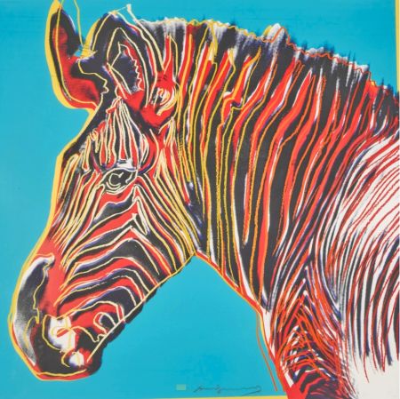 Siebdruck Warhol - Grevys Zebra (FS II.300)
