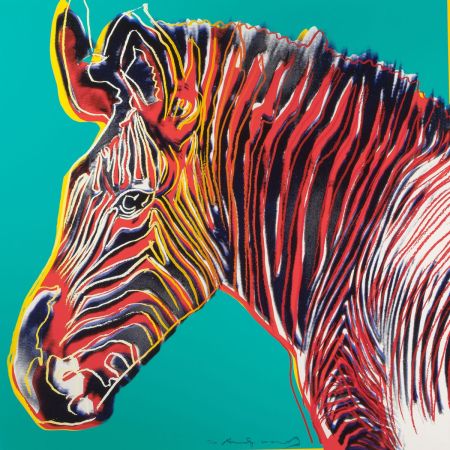 Siebdruck Warhol - Grevys Zebra (FS II.300)