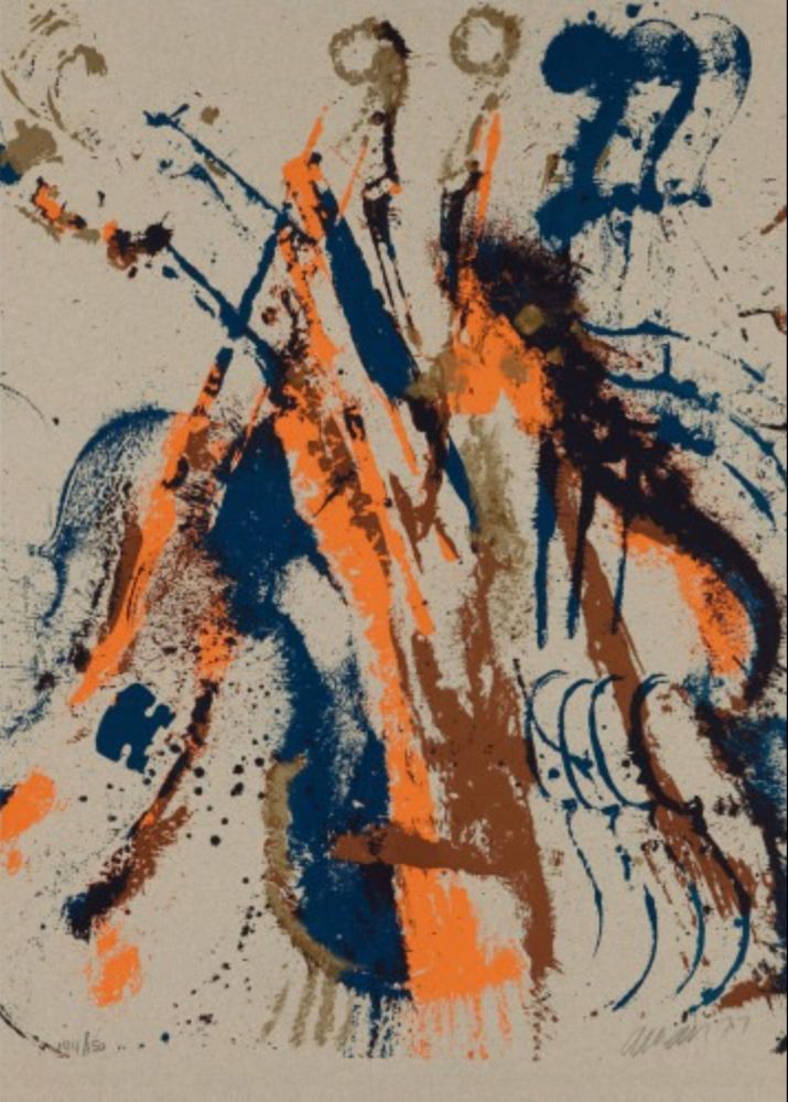 Siebdruck Arman - Grey Mood Variation