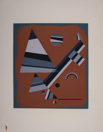 Siebdruck Kandinsky - Gris (Gray)  - 1953 