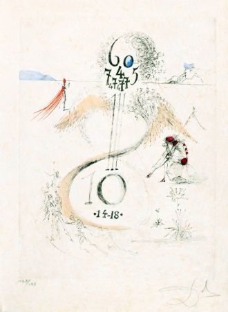 Radierung Dali - Guerre de 1914-1918